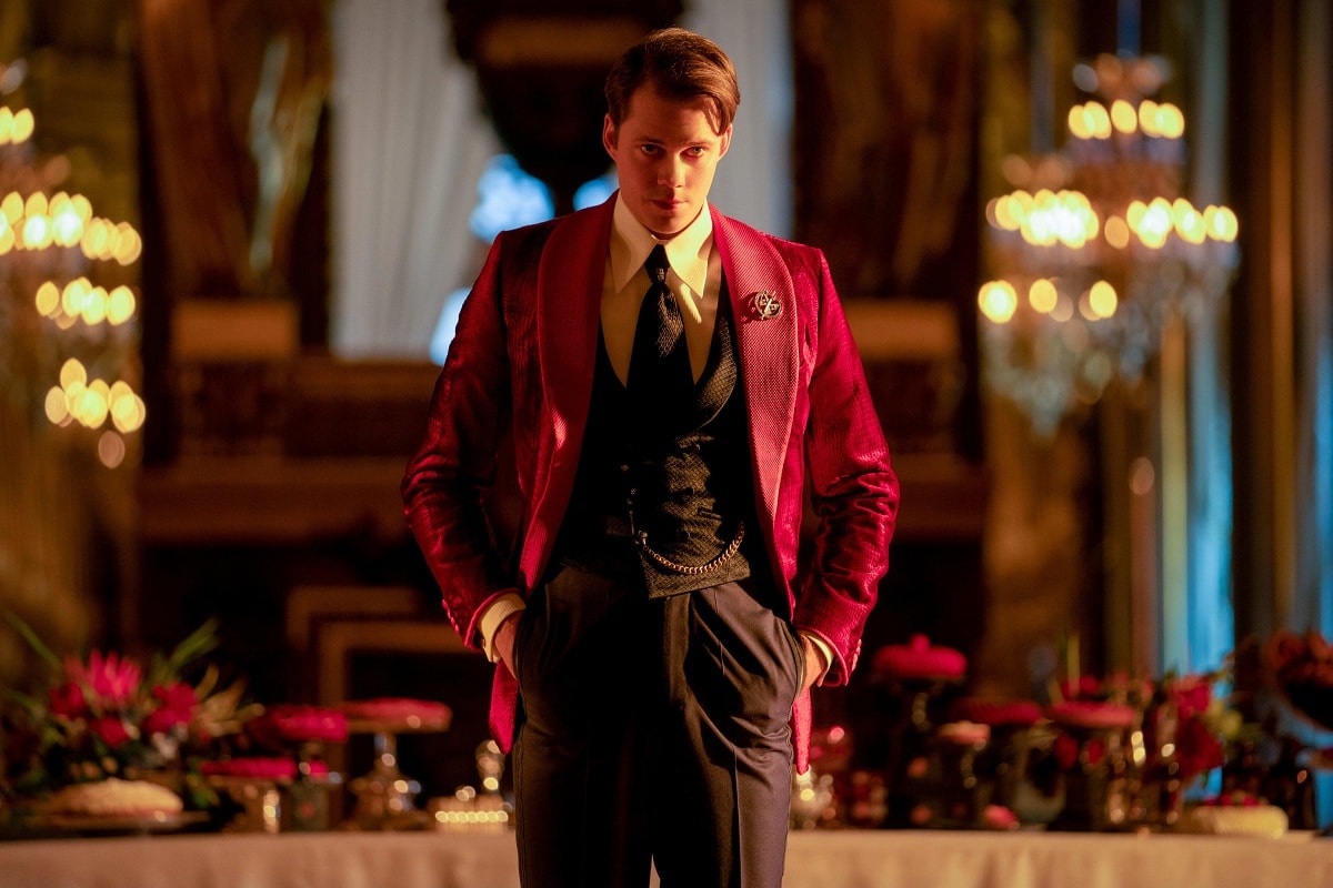 Bill Skarsgård as Marquis de Gramont in the 2023 neo-noir action thriller film John Wick: Chapter 4