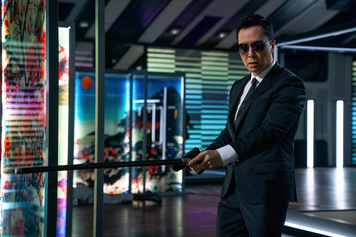 Donnie Yen as Caine in the 2023 neo-noir action thriller film John Wick: Chapter 4