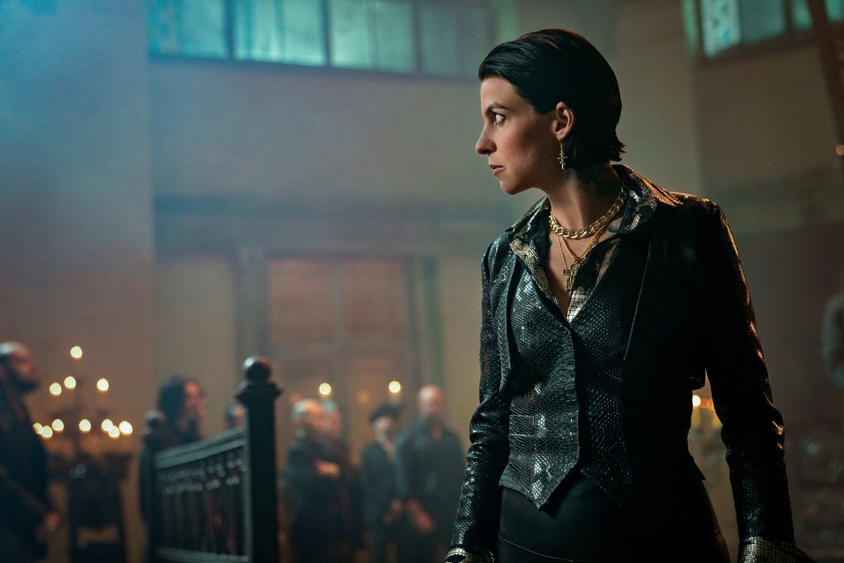 Natalia Tena as Katia in the 2023 neo-noir action thriller film John Wick: Chapter 4