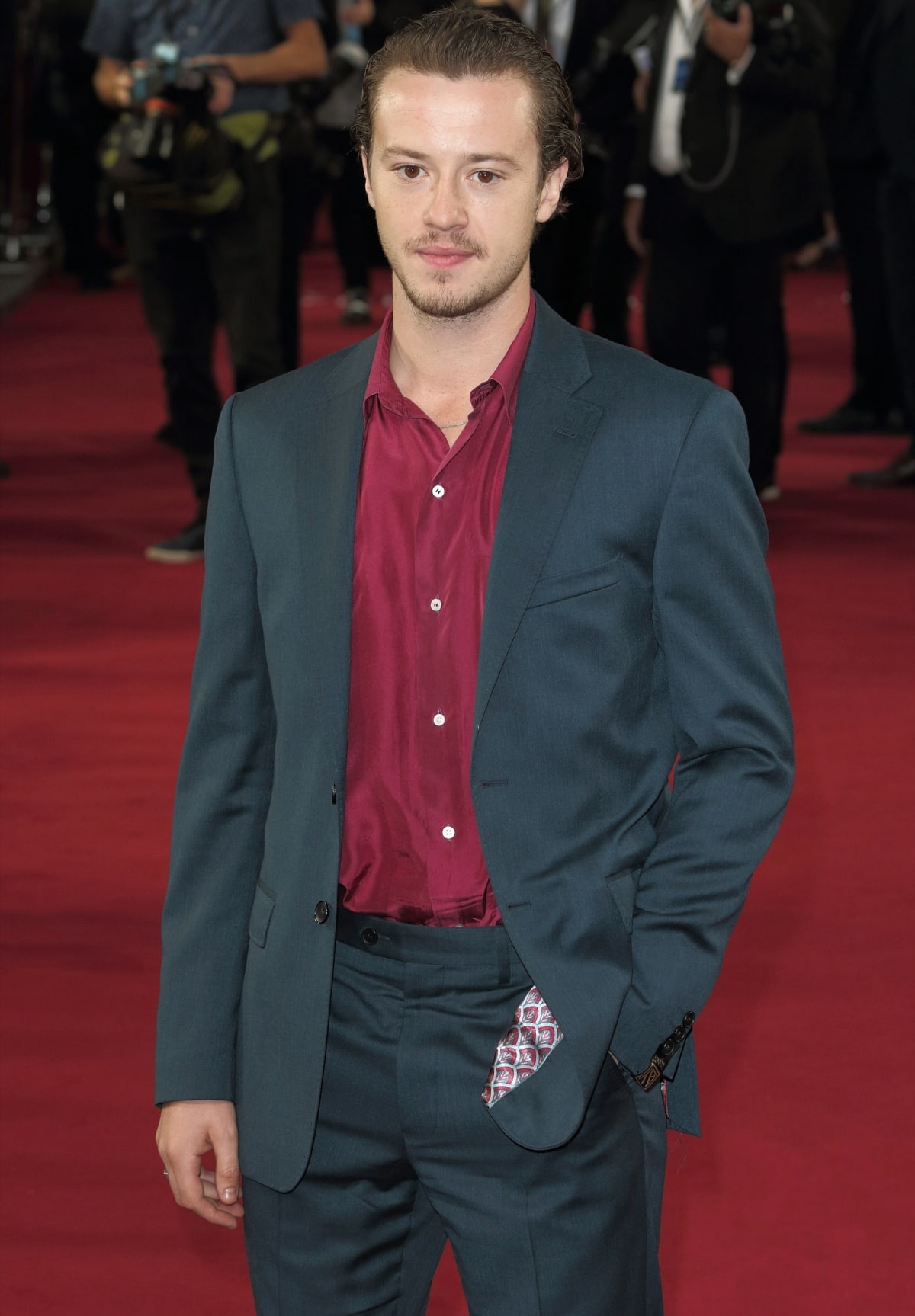 Joseph Quinn attending the premiere of Catherine the Great