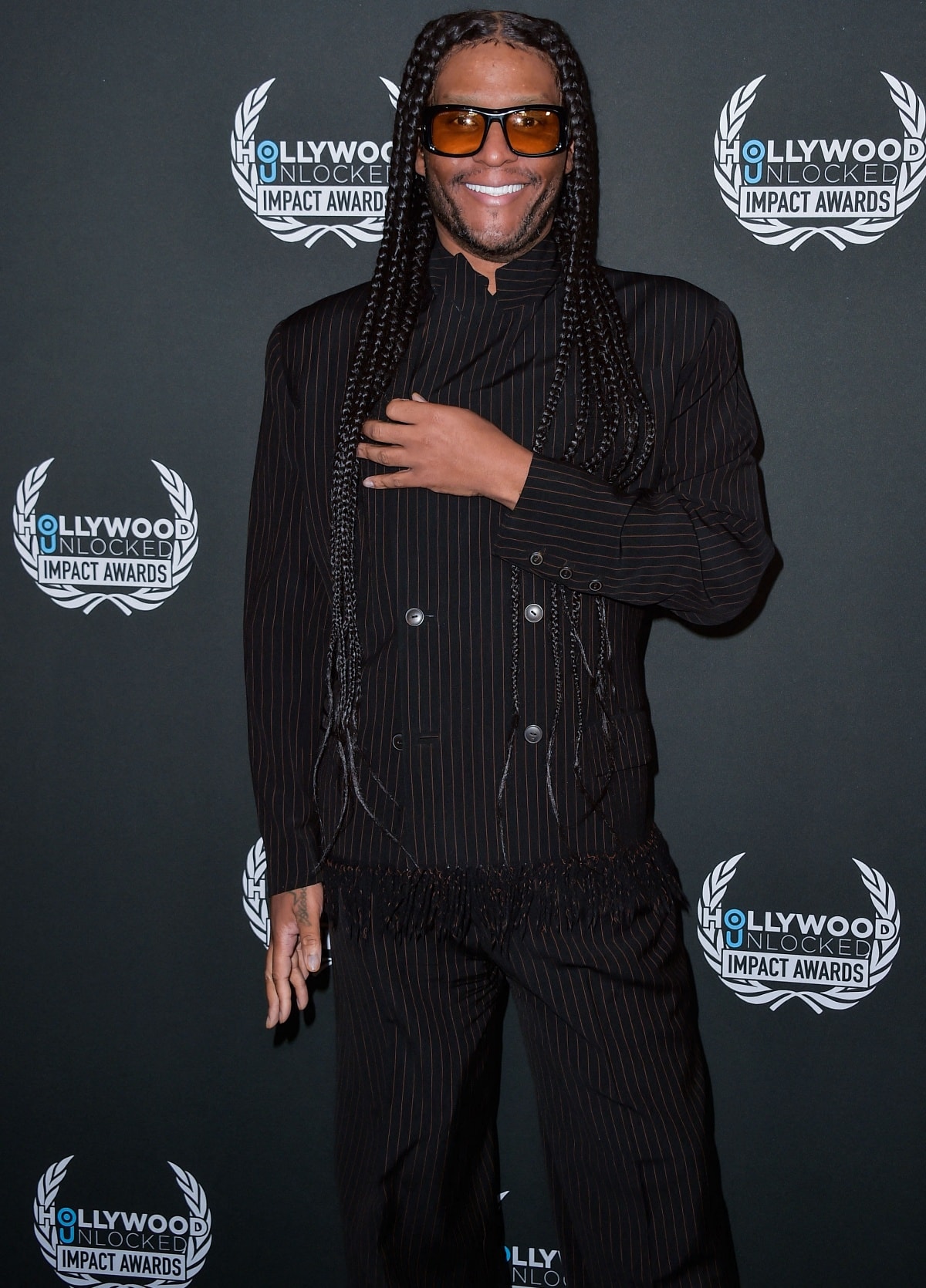 Stylist Law Roach attending the 2nd Annual Hollywood Unlocked Impact Awards