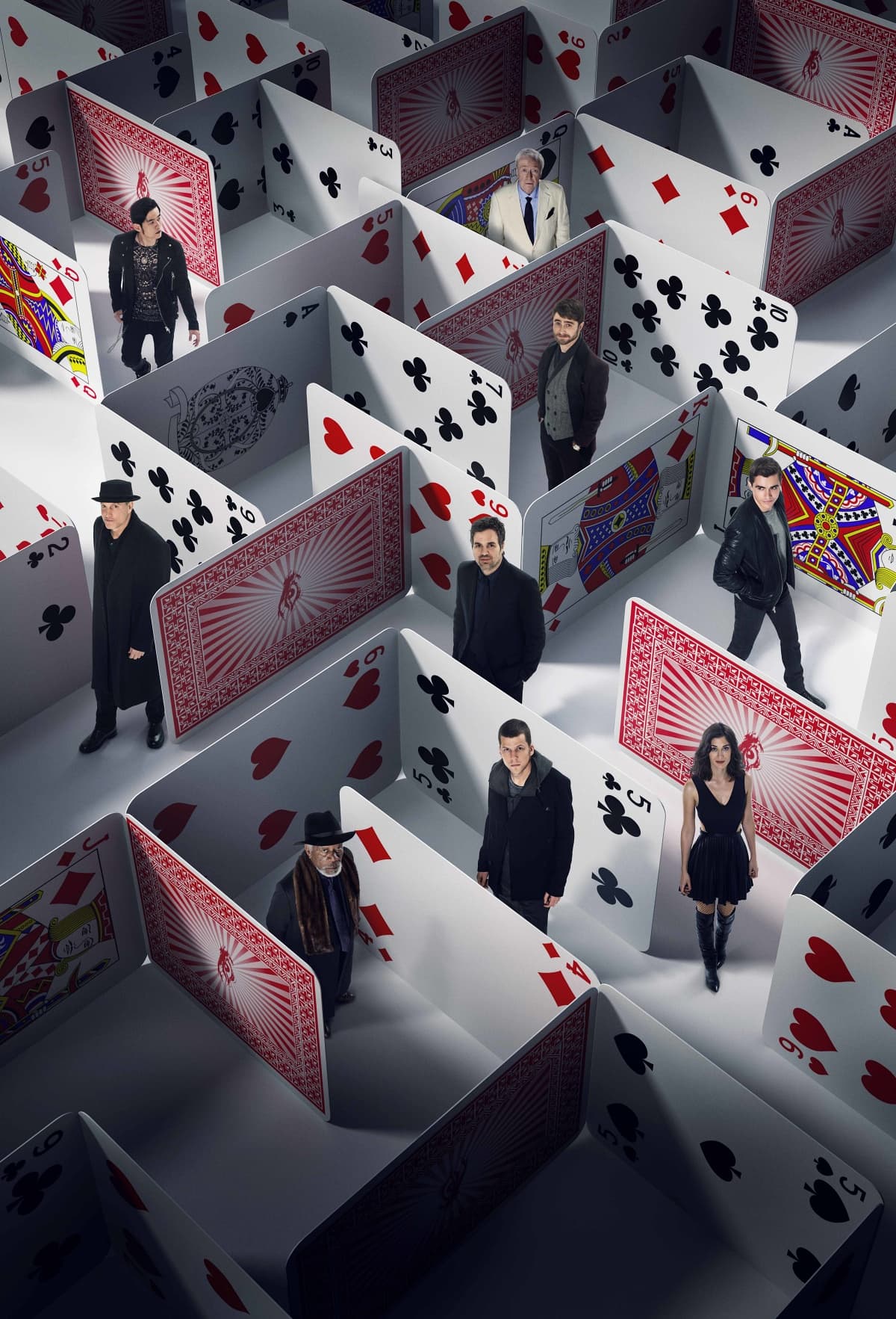 Promotional art for the 2016 heist thriller film Now You See Me 2