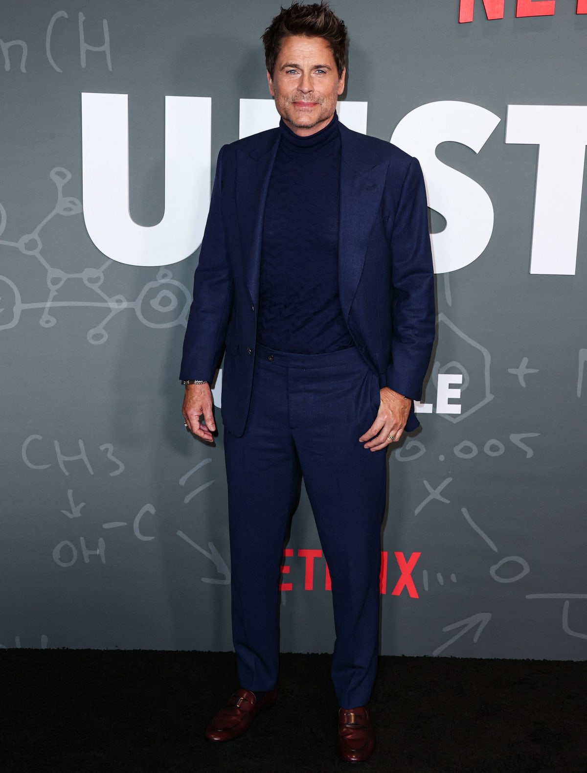 Rob Lowe attending the premiere of Unstable