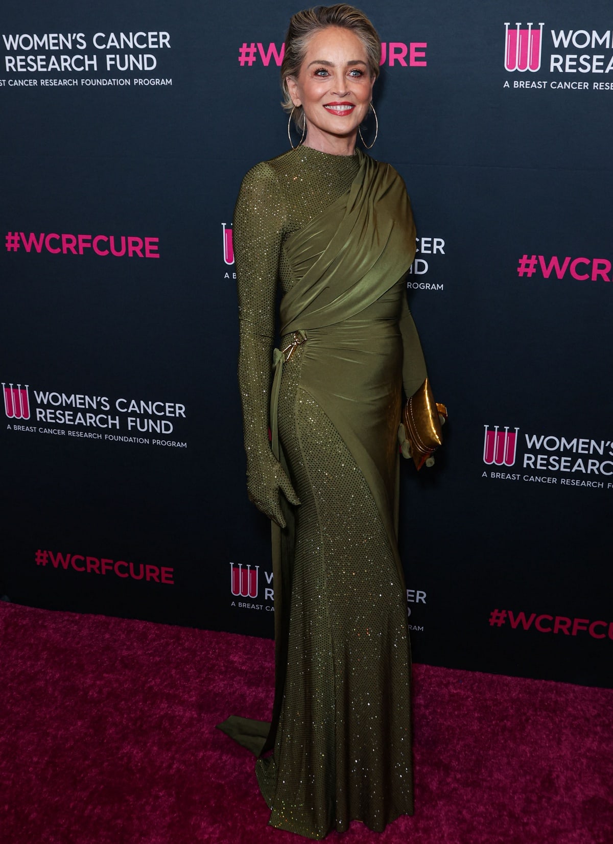 Sharon Stone making her presence known at The Women’s Cancer Research Fund’s An Unforgettable Evening Benefit Gala 2023