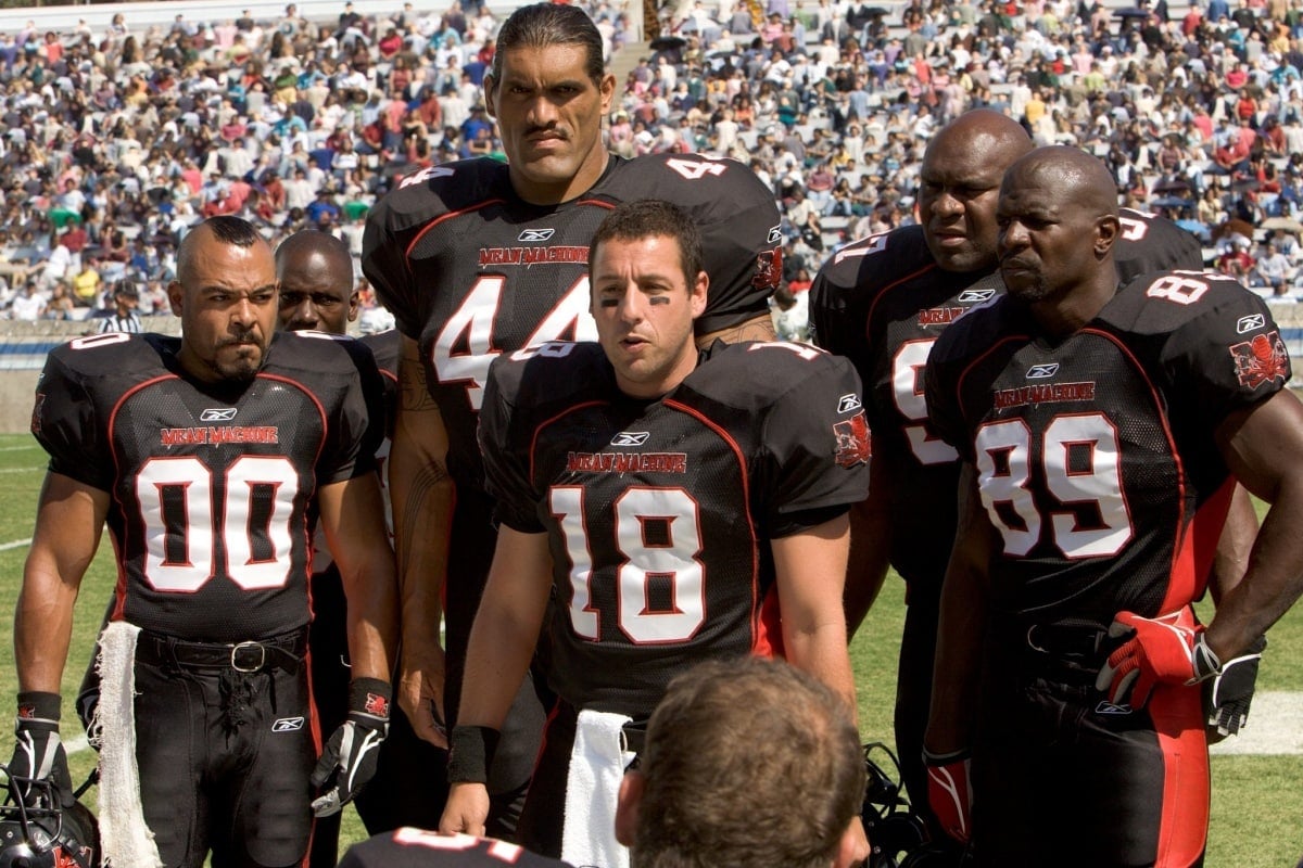 The Longest Yard is a 2005 sports comedy film directed by Peter Segal and stars Adam Sandler in the lead role