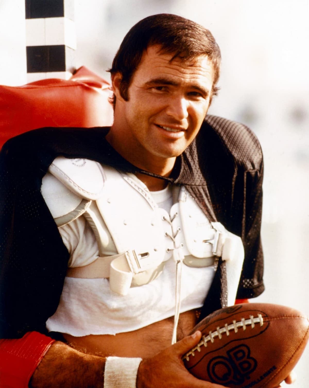 Promo shot of Burt Reynolds as Paul Crewe in the 1974 prison sports comedy film The Longest Yard