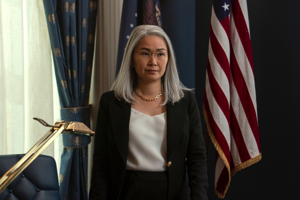 Hong Chau as Diane Farr in the action thriller television series The Night Agent