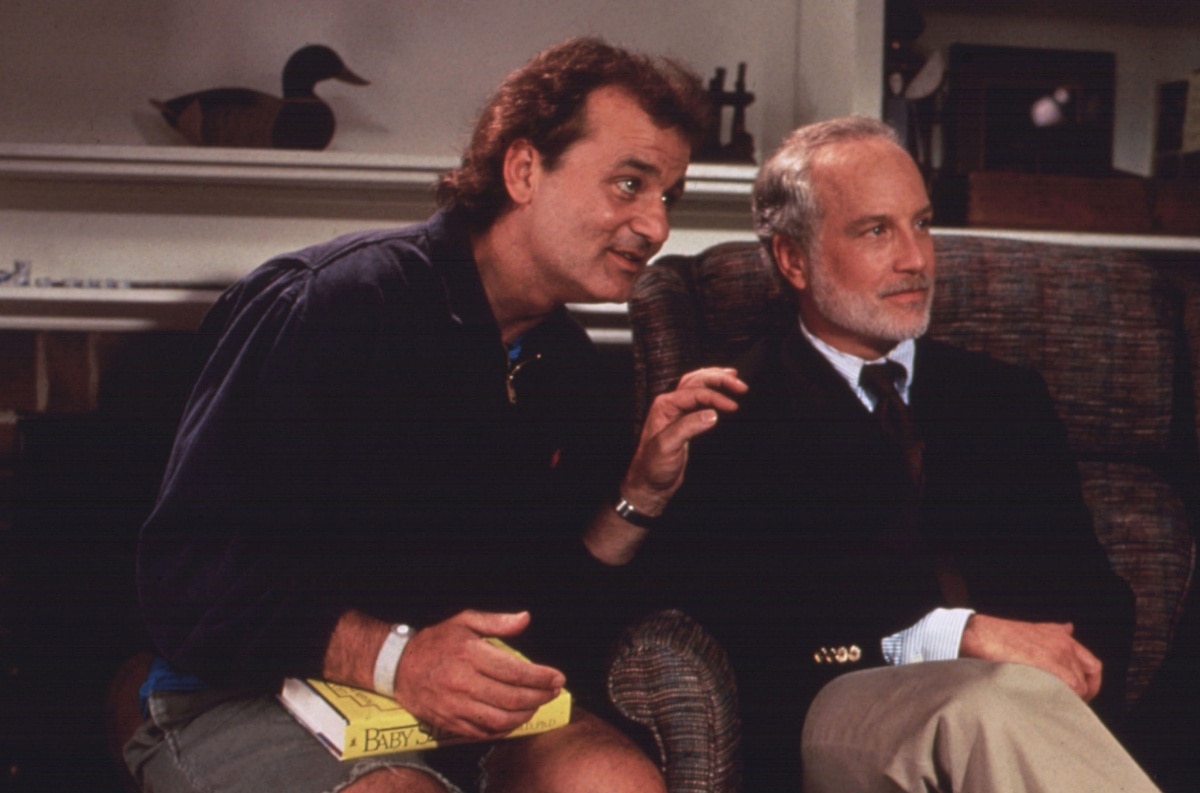 Bill Murray as Bob Wiley and Richard Dreyfuss as Dr. Leo Marvin in the 1991 dark comedy film What About Bob?