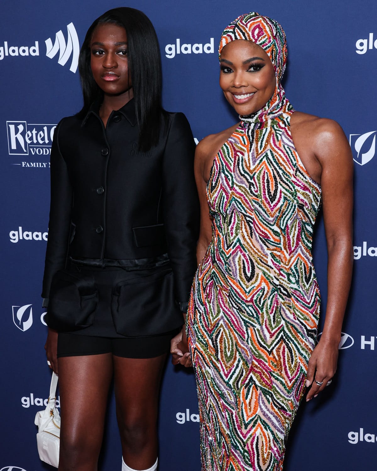Gabrielle Union and Zaya Wade had a blast at the 34th Annual GLAAD Media Awards Los Angeles