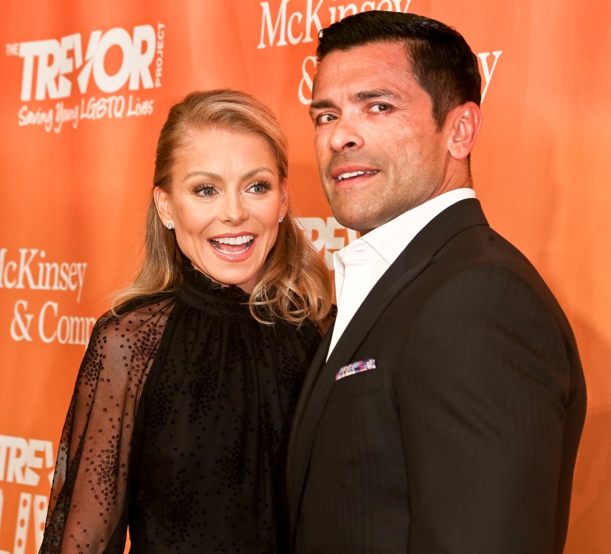 Kelly Ripa assured fans that there will be no inappropriate behavior between her and her husband, Mark Consuelos, when they become co-hosts on Live