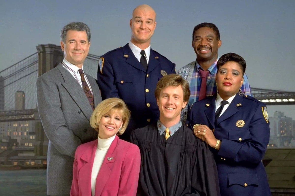 The iconic cast of "Night Court" included John Larroquette as the sleazy but hilarious Dan Fielding, Harry Anderson as the quirky and offbeat judge Harry T. Stone, Markie Post as the strong and independent lawyer Christine Sullivan, Richard Moll as the towering and lovable bailiff Bull Shannon, Marsha Warfield as the sharp-tongued and no-nonsense bailiff Roz Russell, and Charles Robinson as the affable and reliable court clerk Mac Robinson