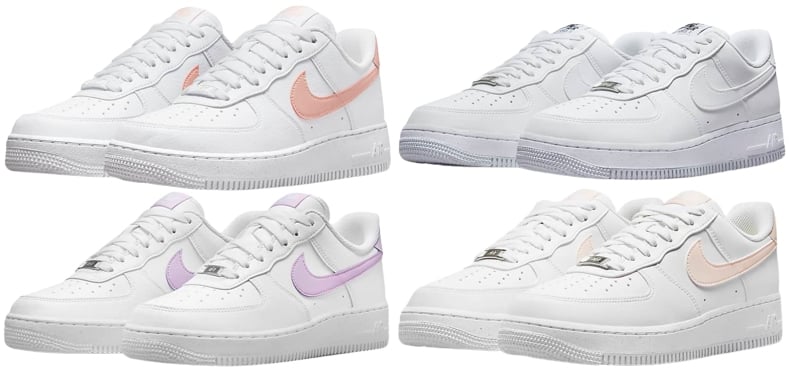 The iconic Air Force 1 Next Nature is made from at least 20% recycled materials and has Nike Air cushioning for lightweight comfort