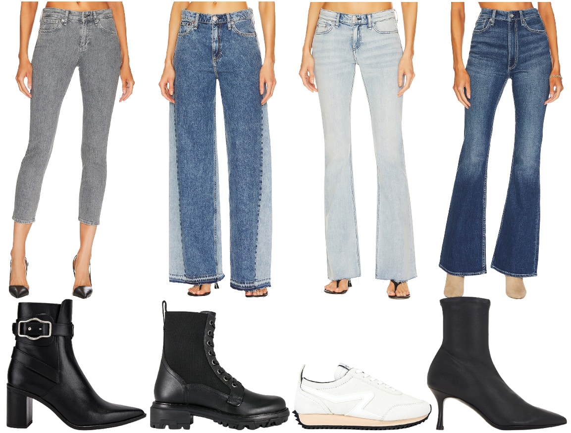 Rag & Bone jeans are usually priced between $300 and $200 while its footwear ranges from $395 to $695