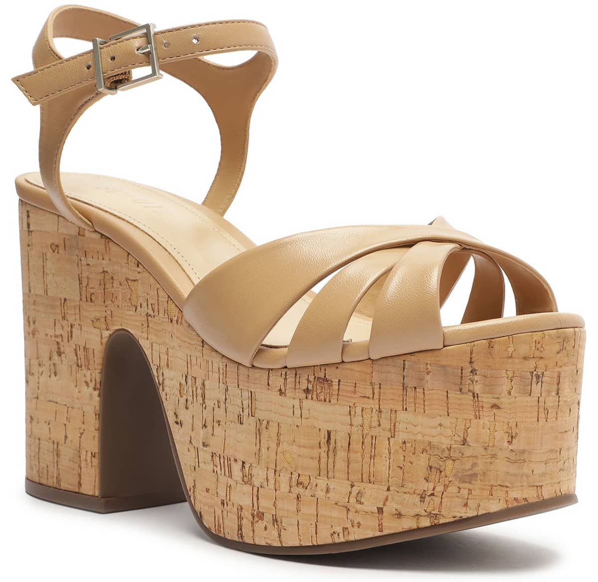 Schutz's Keefa sandals are a popular summer footwear choice, thanks to the chunky cork platforms and heels