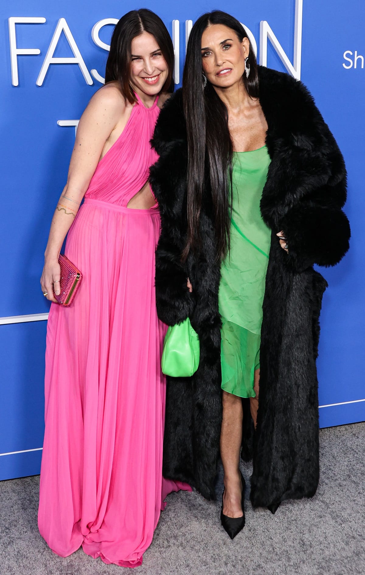 At the Fashion Trust US Awards on March 21, 2023, Demi Moore and her daughter, Scout LaRue Willis, made a bold fashion statement by coordinating their outfits in homage to the early 2000s