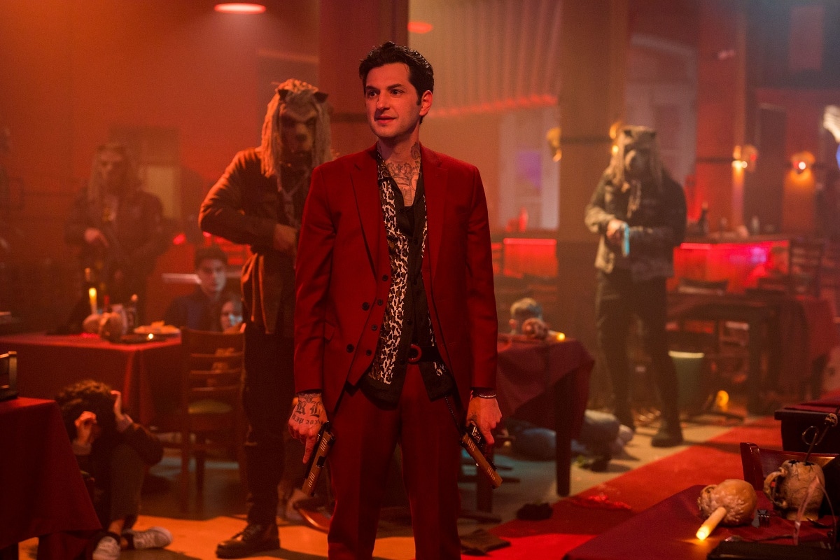 Ben Schwartz as Teddy Lobo in the 2023 horror comedy film Renfield