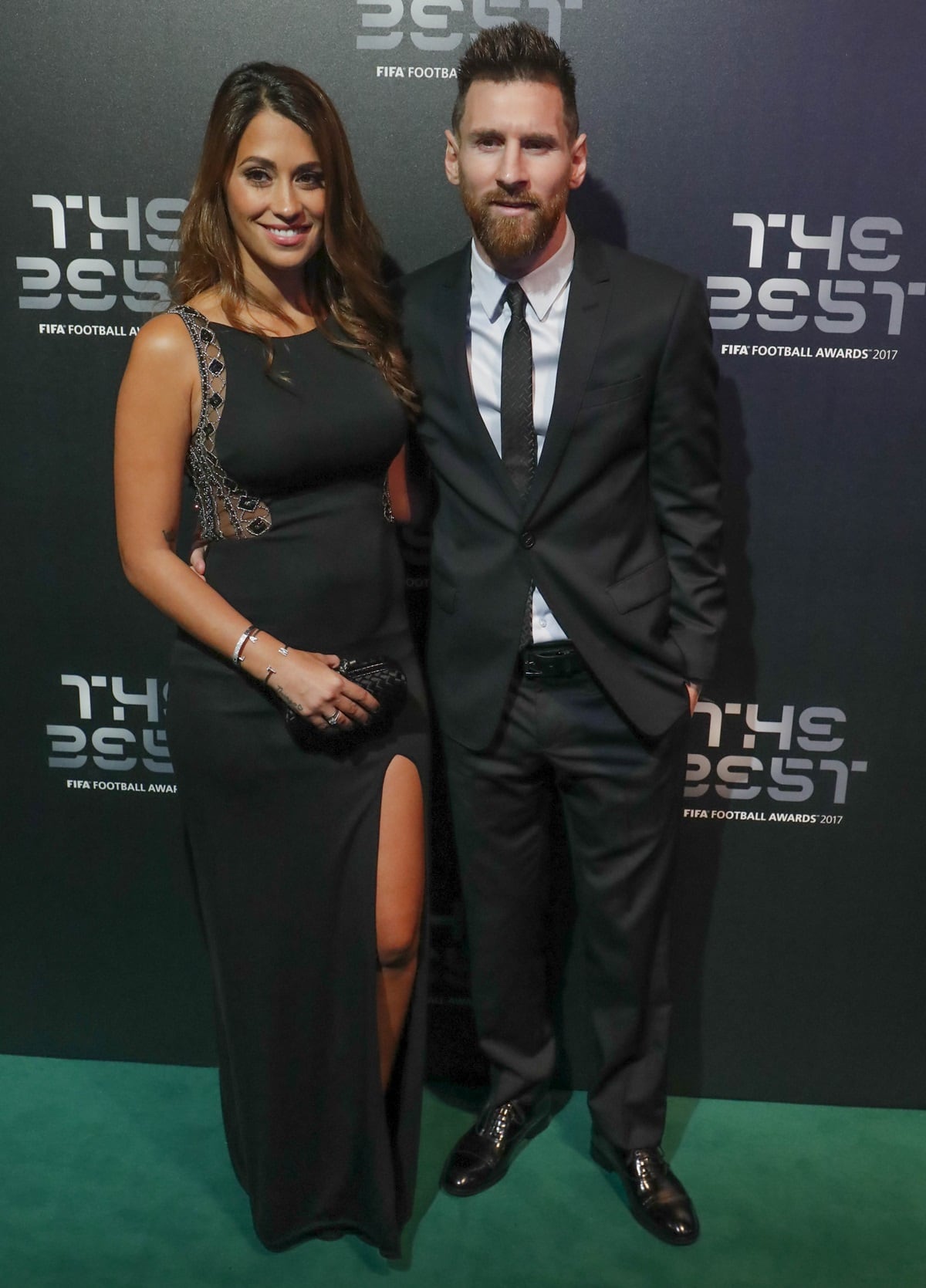Lionel Messi's height is reported to be around 5ft 6 ½in (168.9 cm), while his wife, Antonela Roccuzzo, is said to be approximately 5ft 2in (157 cm) tall, resulting in a height difference of roughly 4 ½ inches (11.9 cm) between the two