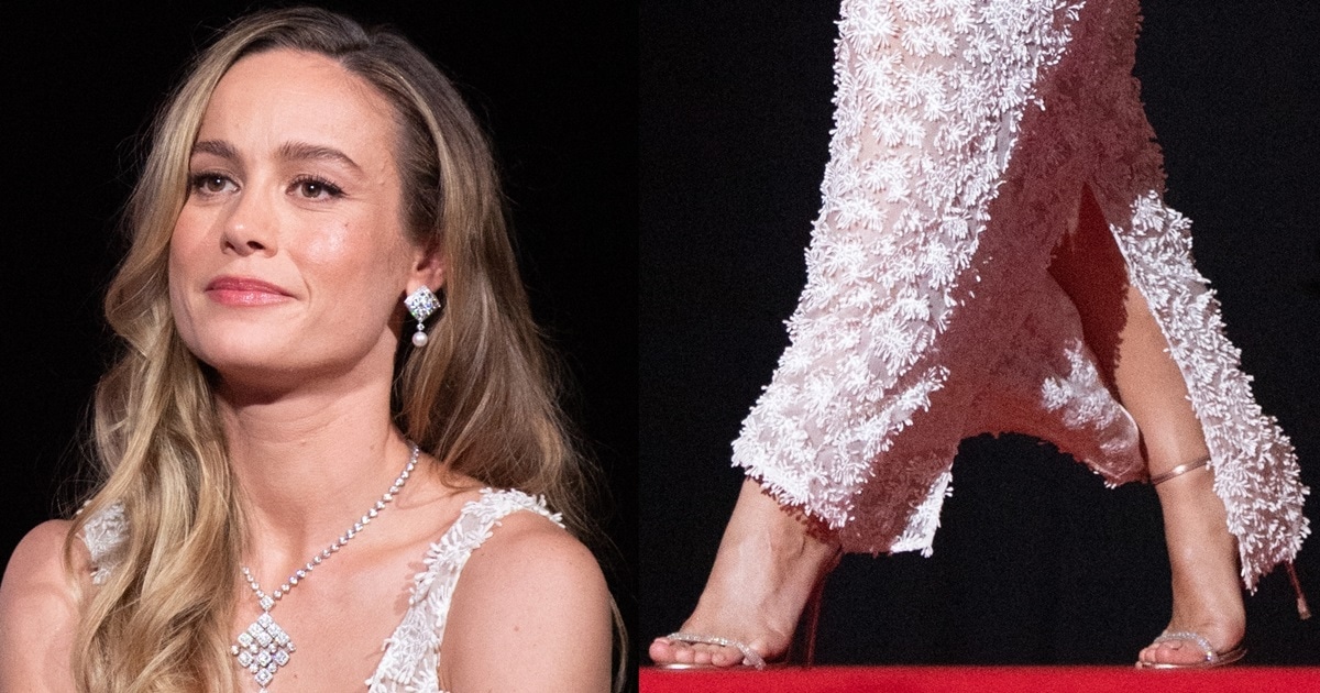 Brie Larson Wows in Sheer Embroidered Chanel Couture Dress at 2023