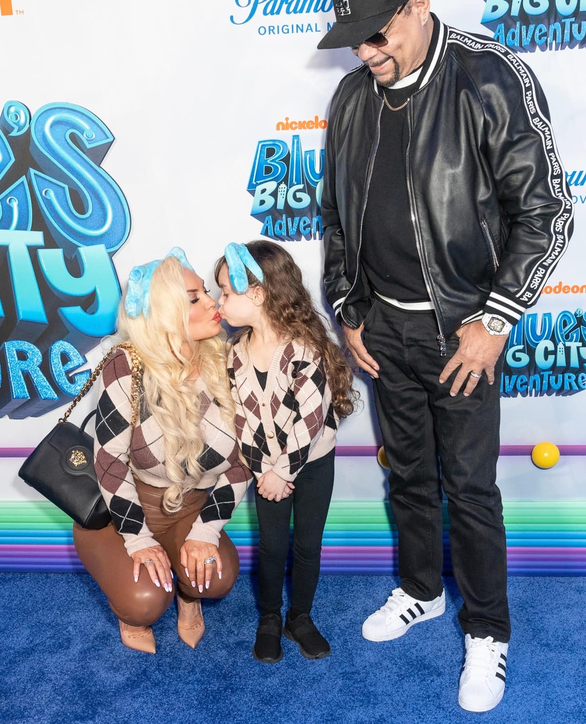 Coco Austin, Chanel Nicole Marrow, and Ice-T attend the "Blue's Big City Adventure" premiere