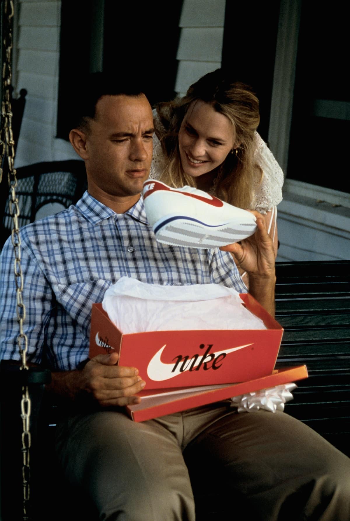 The Nike shoes in Forrest Gump symbolize Forrest's life journey, encompassing his friendship with Jenny, the lessons imparted by Lieutenant Dan, and the significance of leading a virtuous existence