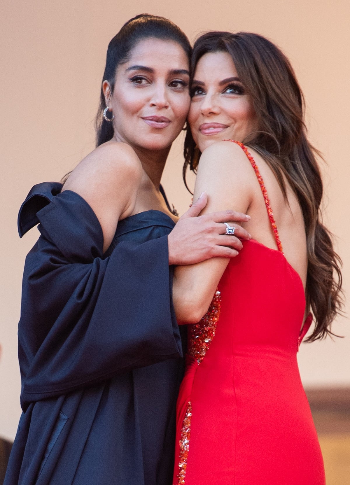 French actress Leila Bekhti and American actress Eva Longoria were among the stars who attended the closing night of the 76th annual Cannes Film Festival