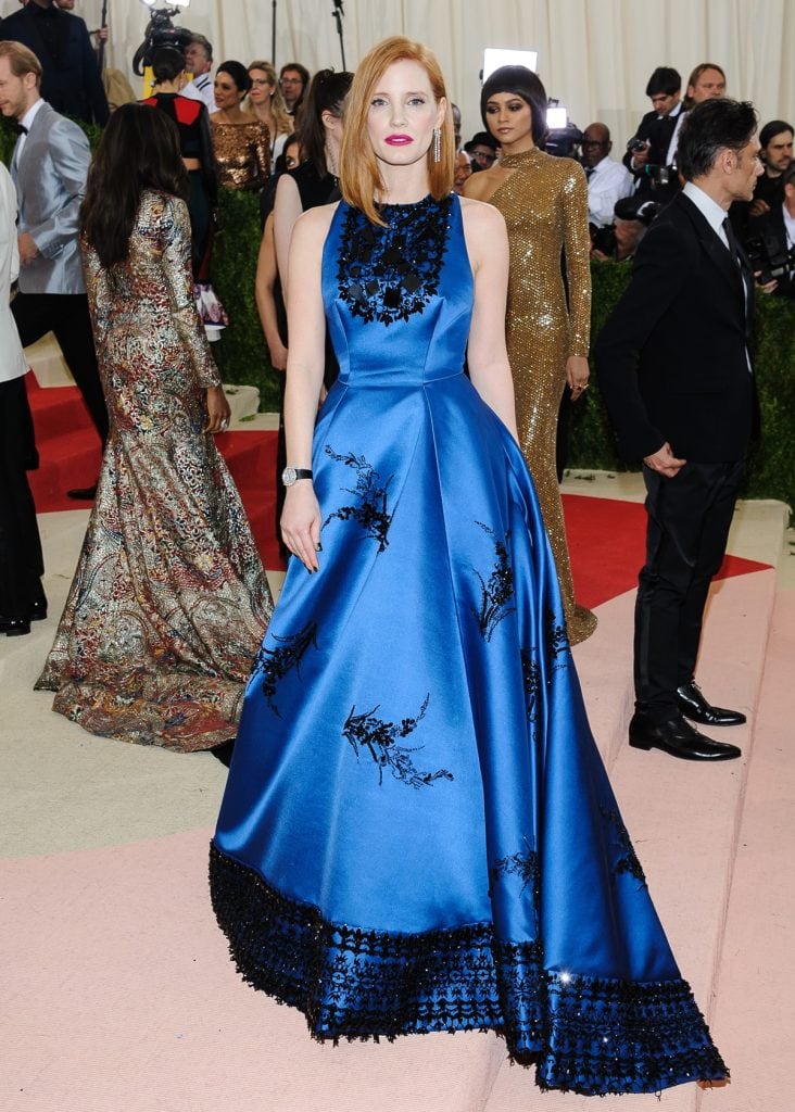 Jessica Chastain Met Gala 2025 Meade Brigida