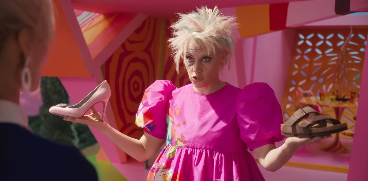 Kate McKinnon as the guardian Barbie in the upcoming fantasy comedy film Barbie