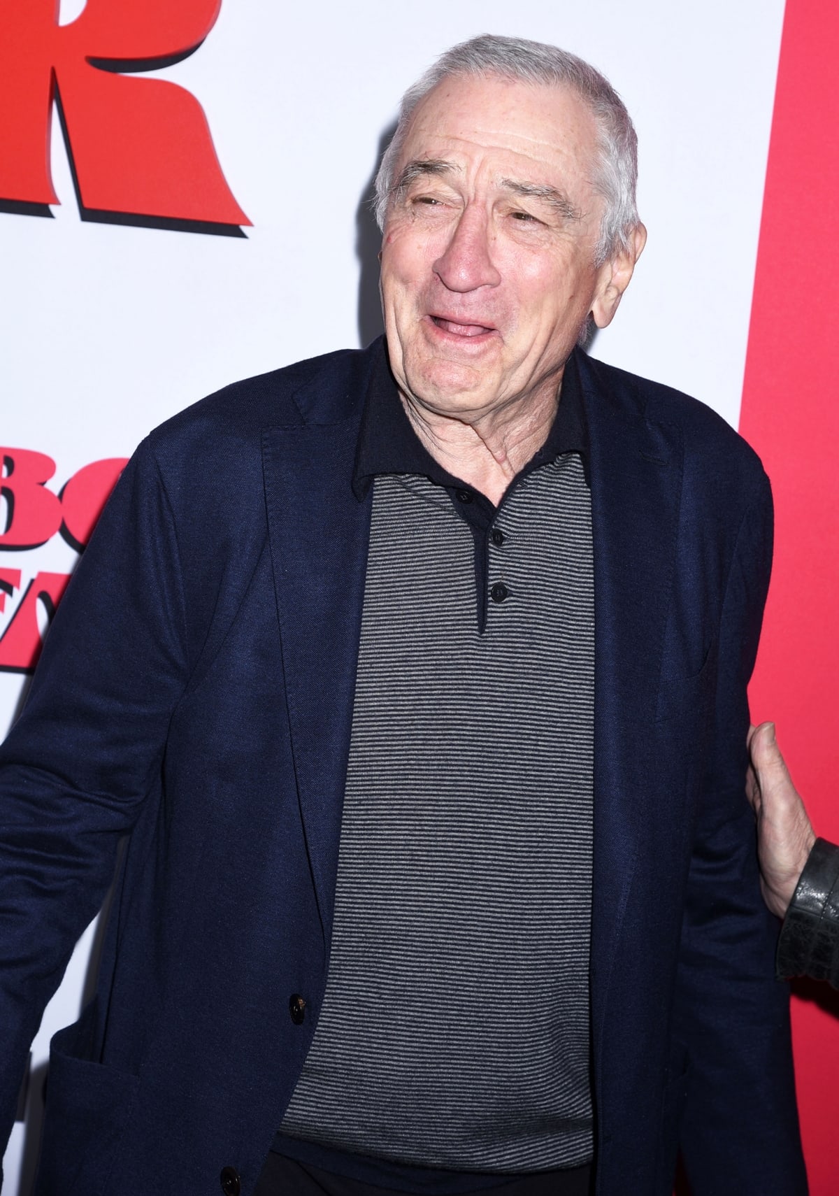 Robert De Niro attended the premiere of his new movie, About My Father, at SVA Theater in New York City on May 9, 2023, and surprised fans by announcing the birth of his seventh child, although he did not reveal the identity of the baby's mother