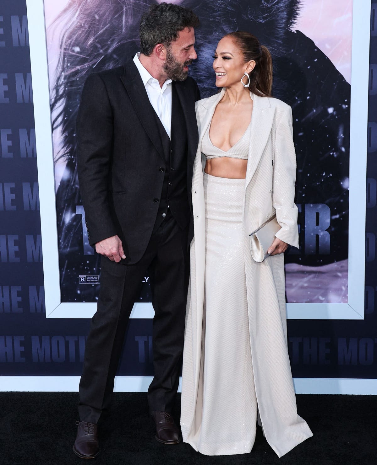 Ben Affleck and Jennifer Lopez stole the show as they stepped out on the black carpet for the premiere of The Mother