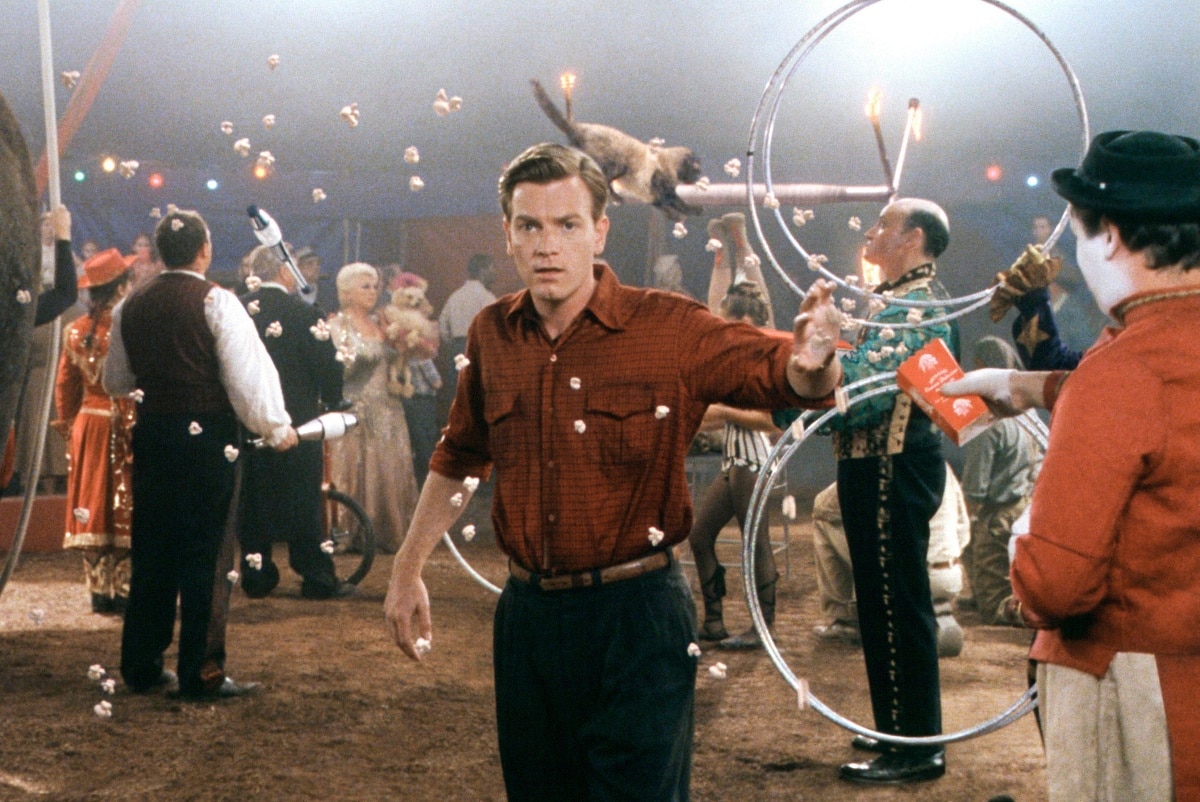 Ewan McGregor's portrayal of the younger Ed Bloom in the 2003 fantasy comedy-drama film Big Fish was a mesmerizing display of talent, as he captured the whimsical spirit and wide-eyed wonder of the character, immersing audiences in a world of enchantment and imagination with his heartfelt performance