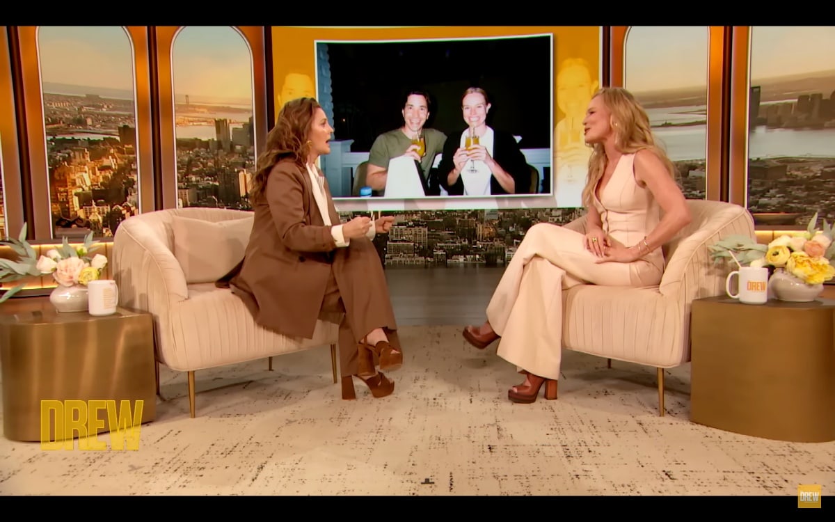 Drew Barrymore and Kate Bosworth talking about their shared connection on The Drew Barrymore Show