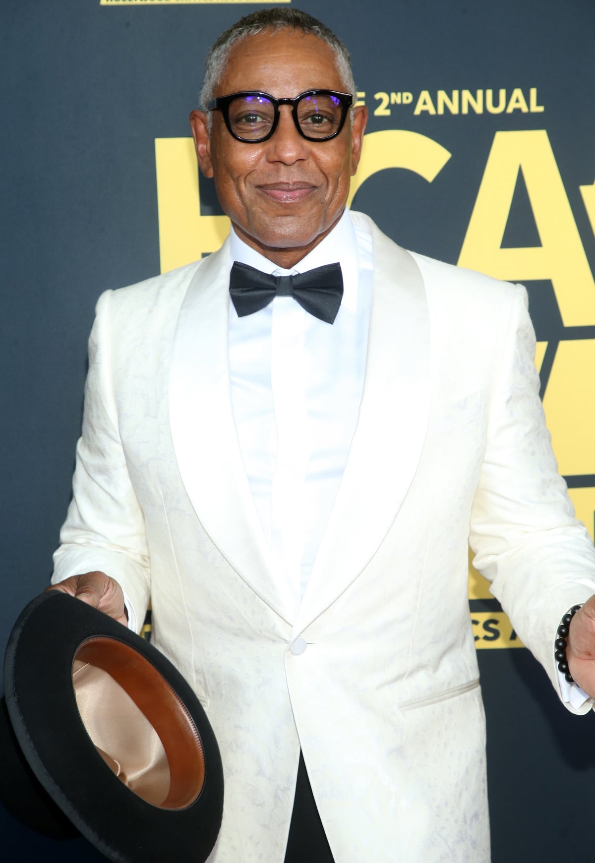 Giancarlo Esposito looking dapper at the 2nd Annual HCA TV Awards: Broadcast & Cable