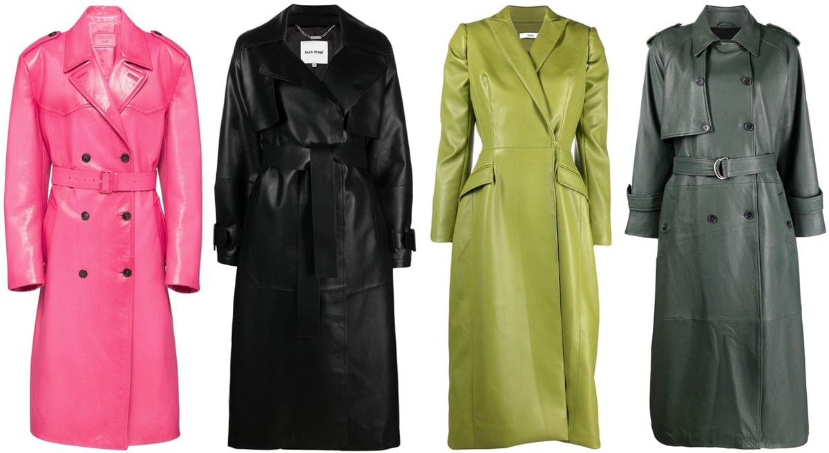 Thick leather trench coats with wool or fur lining should keep you warm through winter