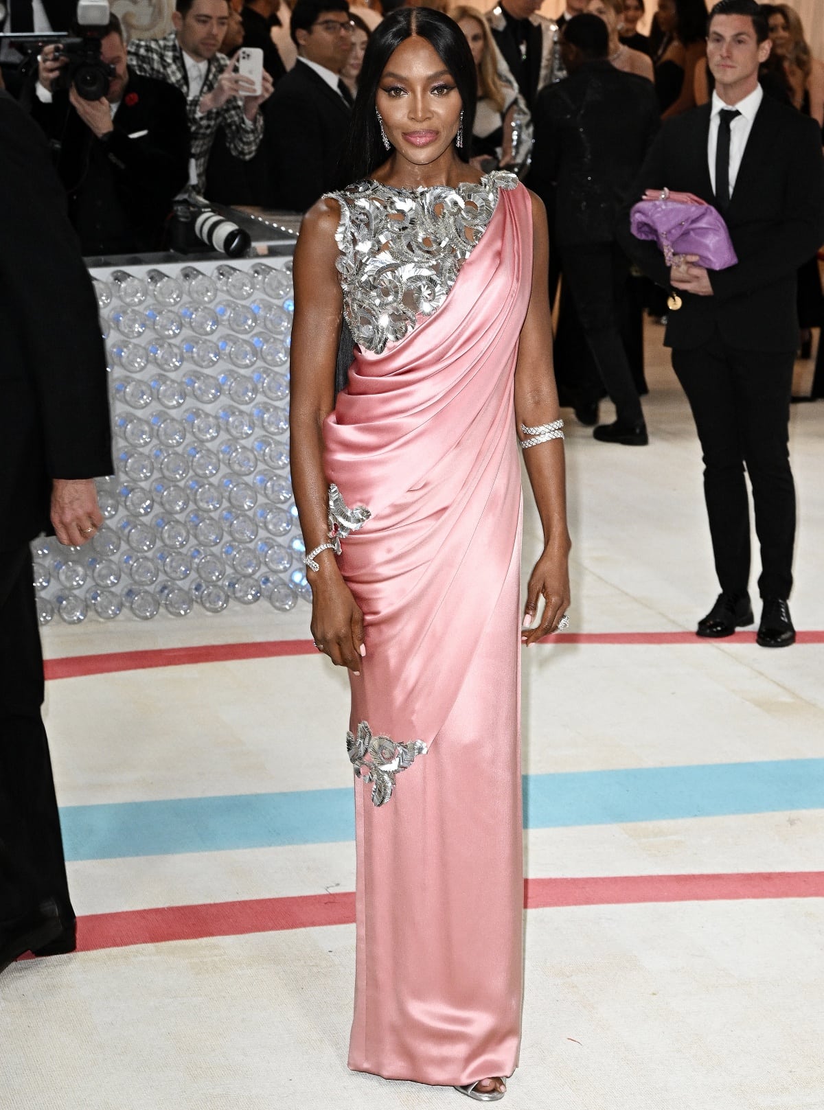 Naomi Campbell wearing a Chanel Spring/Summer 2010 Couture look at the 2023 Met Gala