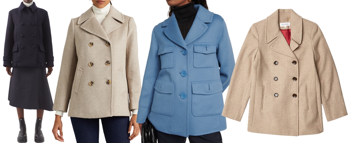 The peacoat, a nautical classic reimagined for contemporary all-season style