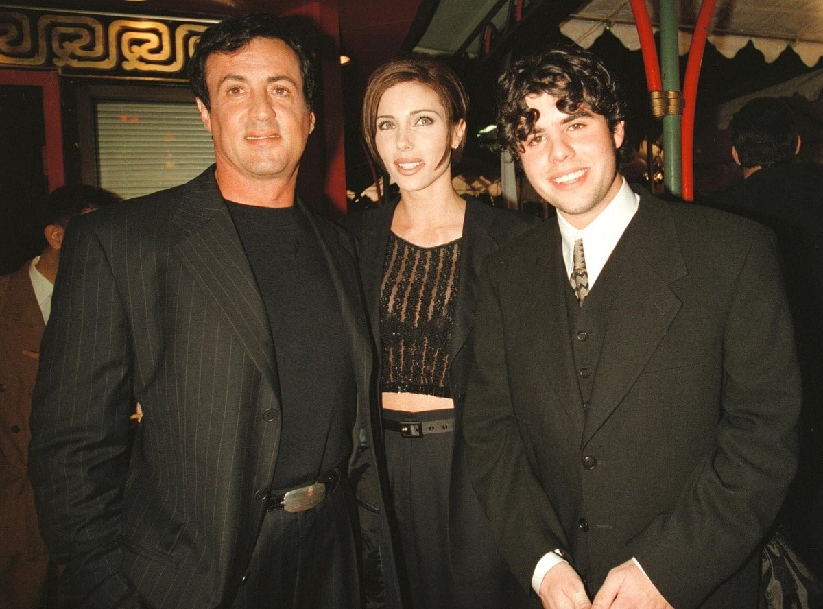 Sylvester Stallone, Jennifer Flavin, and Sage Stallone at the Daylight premiere