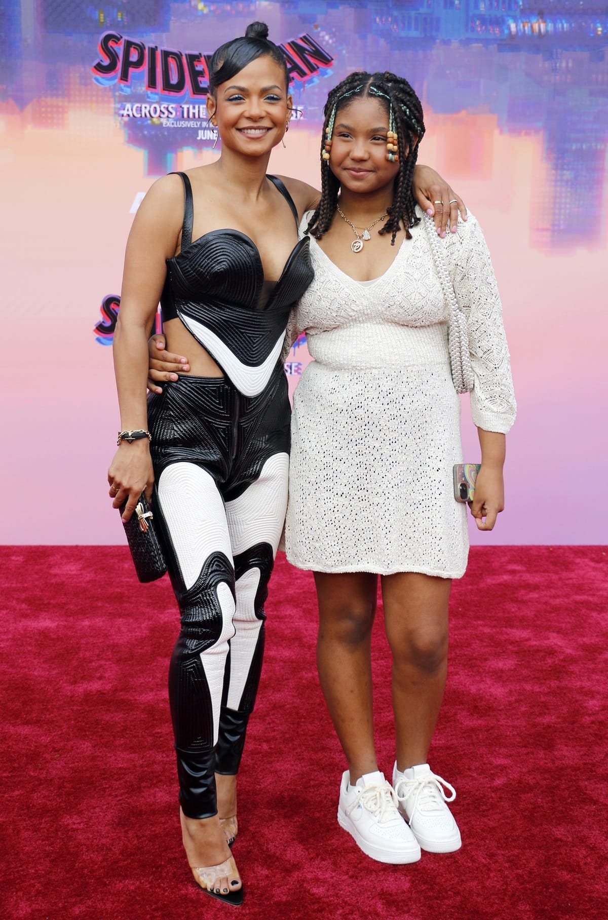 Christina Milian was joined by her daughter, Violet Madison Nash, at the world premiere of 