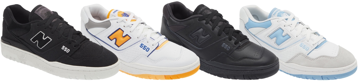 The New Balance 550 was discontinued in the early 2000s when New Balance shifted its focus from basketball shoes to running shoes