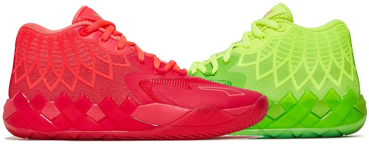 The Puma x Rick Morty MB.01 sneakers, released in February 2022, now range between $300 and $500