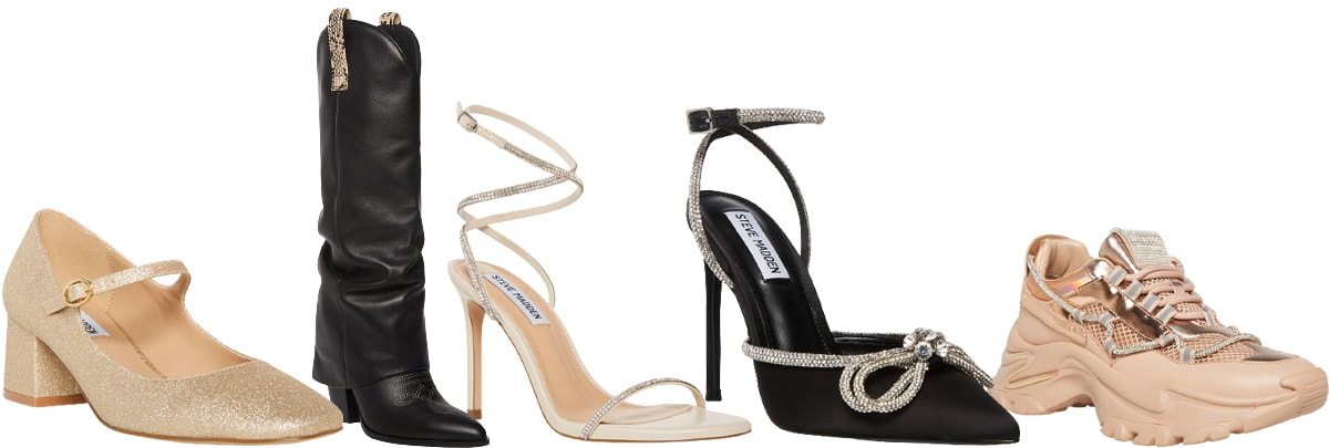 Steve Madden has become a one-stop shop for trendy and classic footwear styles
