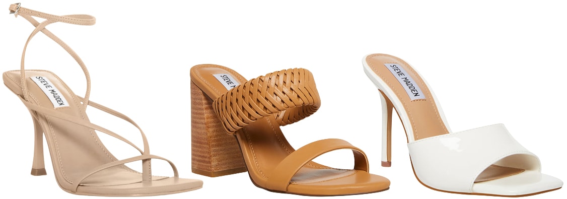 Steve Madden shoes are usually made of either real leather or vegan leather