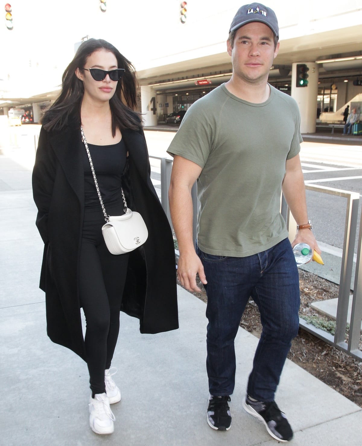 Chloe Bridges and Adam DeVine first crossed paths on a plane on the way to Louisiana to film a movie together entitled The Final Girls