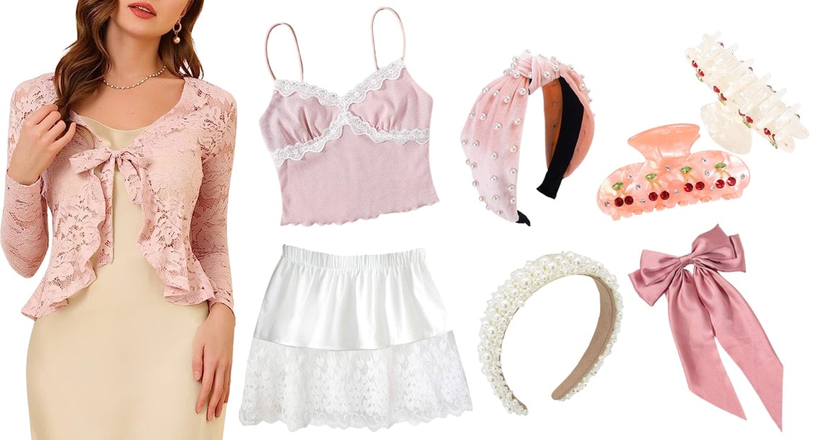Coquette aesthetic makes use of pastel color schemes and whimsical hair accessories, among other feminine elements