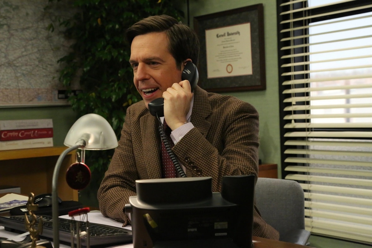 Ed Helms as Andy Bernard in the American mockumentary sitcom television series The Office