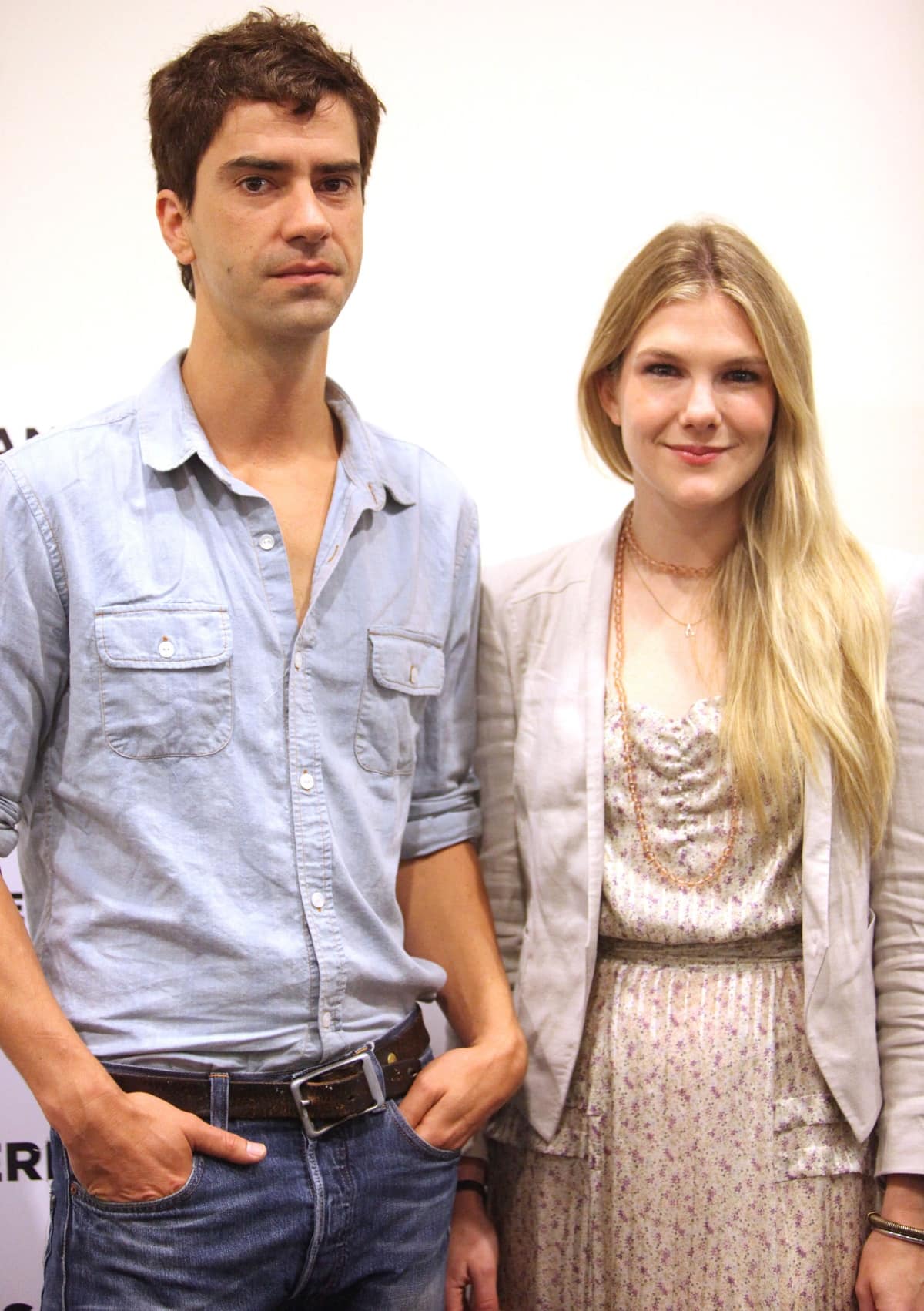 Prior to their work on "The Merchant of Venice" in 2010, Hamish Linklater and Lily Rabe had encountered each other on several occasions