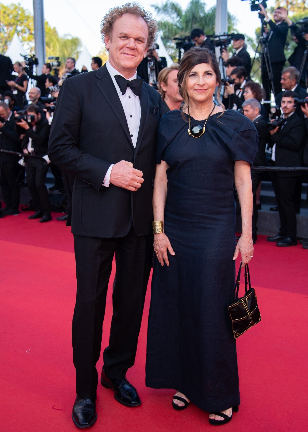 John C. Reilly and Alison Dickey made an elegant appearance during the closing night ceremony of the 76th Cannes Film Festival