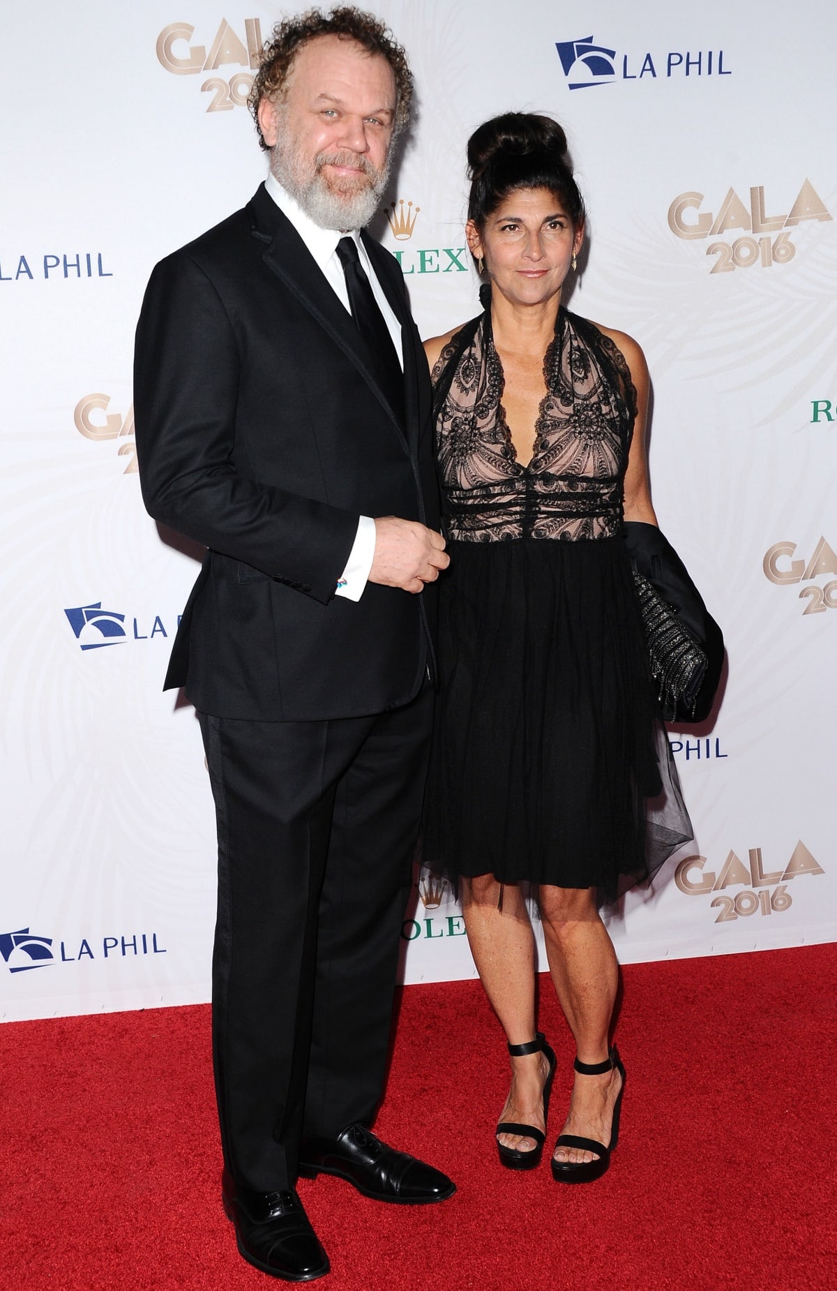 John C. Reilly and Alison Dickey attending the LA Philharmonic’s Walt Disney Concert Hall opening night concert and gala