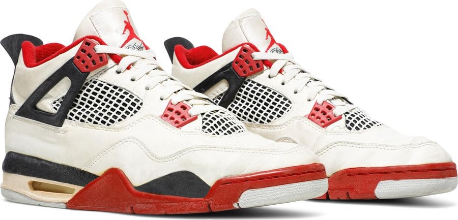 The Jordan 4s were the second Jordan model created by iconic Nike designer Tinker Hatfield in 1989