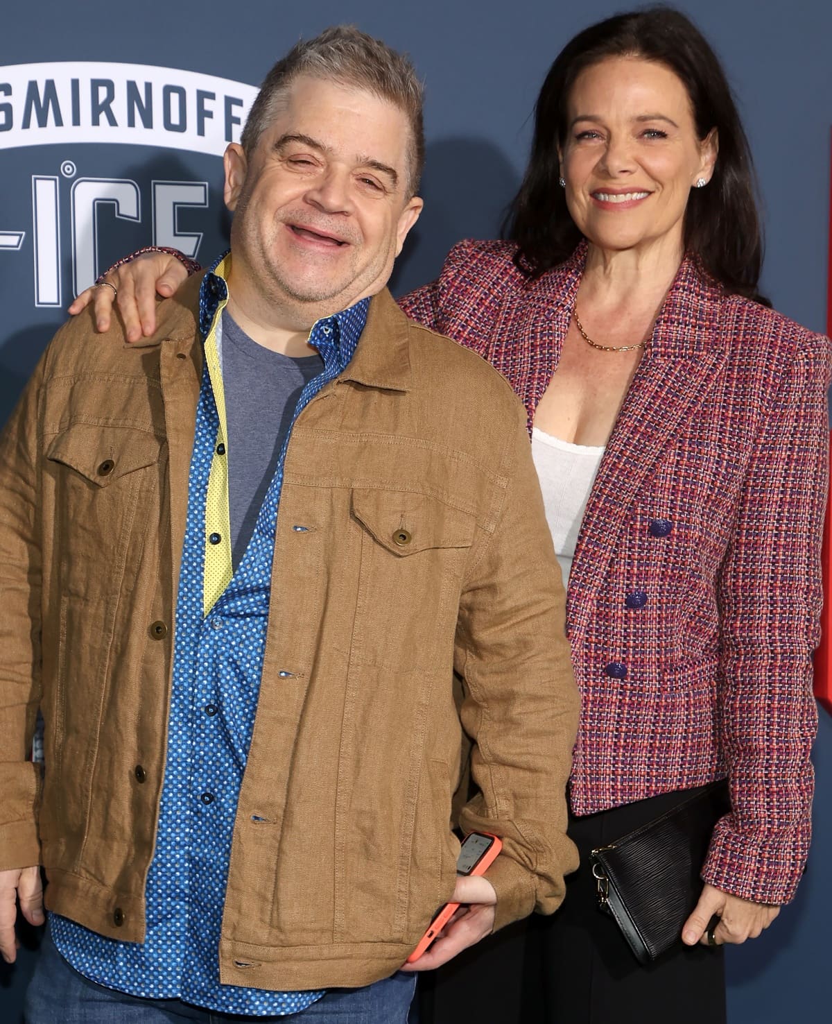 Patton Oswalt and Meredith Salenger attending the screening of 80 for Brady