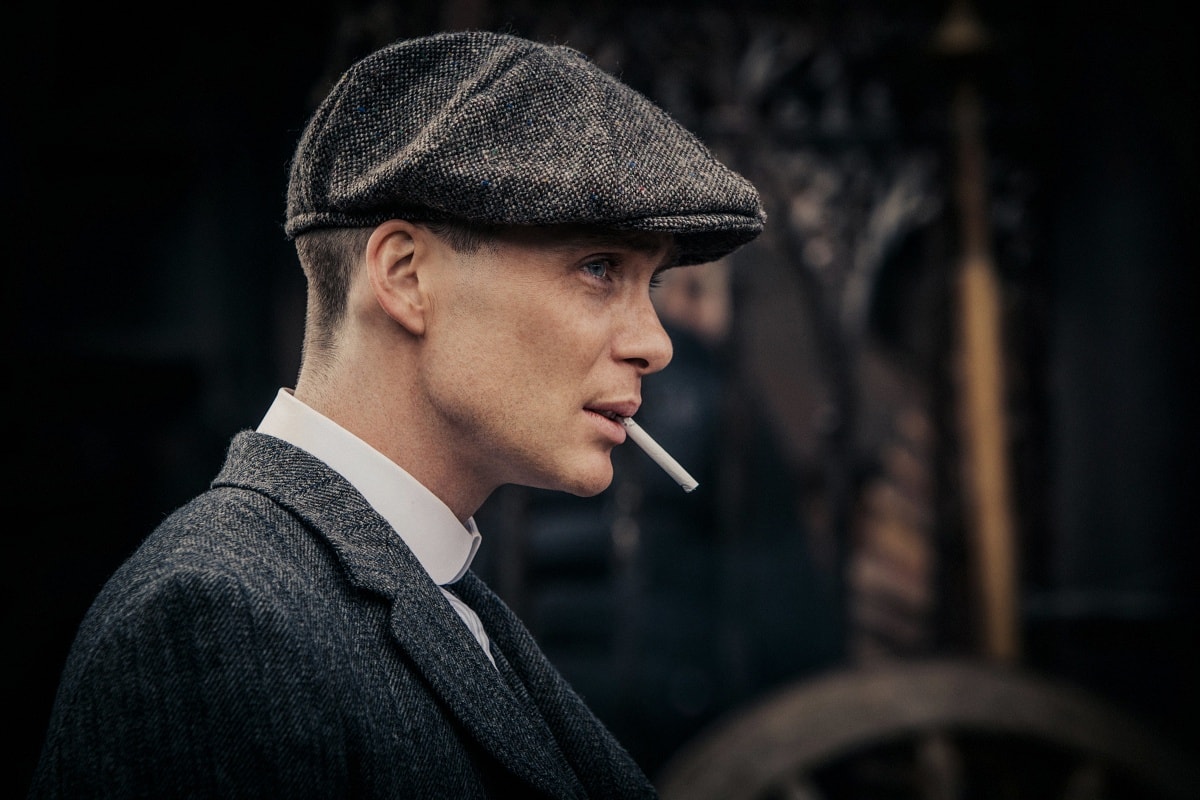 Cillian Murphy as Thomas Shelby in the British period crime drama television series Peaky Blinders